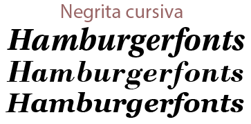 Negrita Cursiva